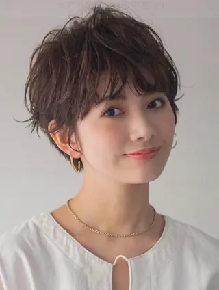 ショート パーマ 浅沼 ゆいのヘアスタイル