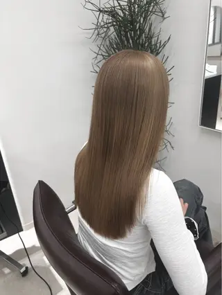 ロング カラー 盛れる艶カラー× レイヤーカット/咲来のヘアスタイル