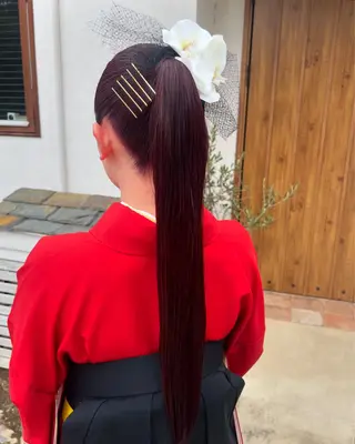 ロング カラー HARA KOTONEのヘアスタイル