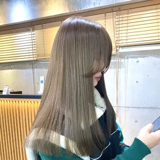セミロング ブリーチなしダブル カラー/レイヤー太我のヘアスタイル