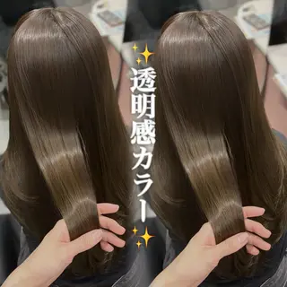 ロング カラー TheEct🫧ca now SUZUNOのヘアスタイル