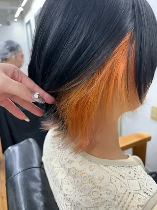 カラー 香野 優子のヘアスタイル
