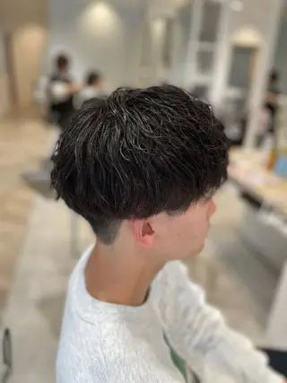 ショート パーマ メンズ メンズパーマ/カット / 古川 諒のヘアスタイル