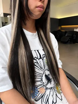 ロング 中谷 あずみのヘアスタイル