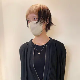 ショート カラー ウチダ ユウヤのヘアスタイル