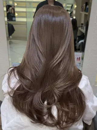 ミディアム カラー 銀座/yuuri ゆうり🍒🤖のヘアスタイル