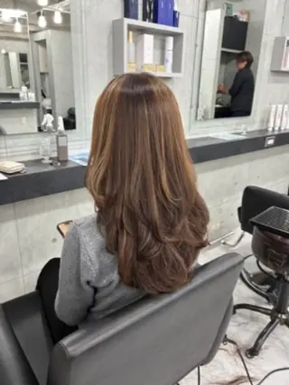 ロング Endearing 🌟銀座のヘアスタイル