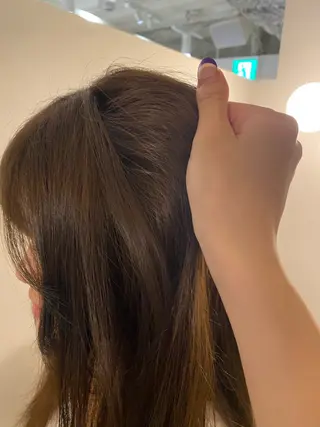 ロング カラー shuri/暖色カラ ー暗髪カラー/矢場町のヘアスタイル