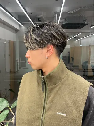 カラー メンズ ブリーチ&髪質改善 TAIGAのヘアスタイル