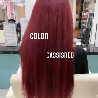 ロング カラー エクステ🩵ブリーチ 韓国ヘア🩵KAEのヘアスタイル