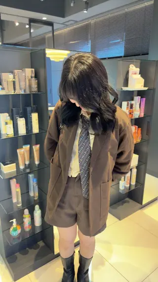 セミロング hitomi ♡のヘアスタイル