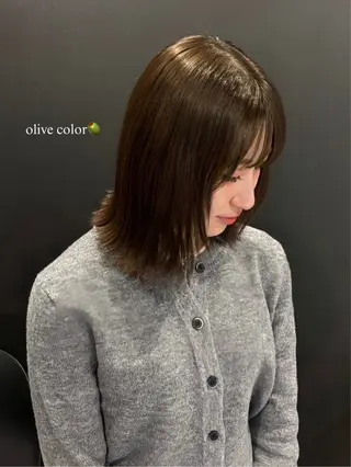 ミディアム LUVISM 長岡店/三田のヘアスタイル