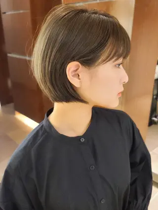 ショート 中高下 由真のヘアスタイル