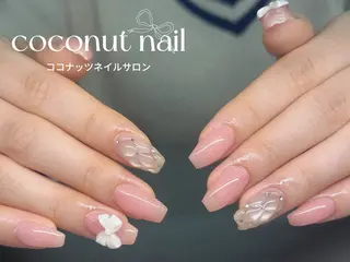 ネイル 神田 ココナッツのネイルデザイン