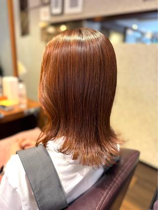 カラー ヤマダ トモナ 🍒🫧‪のヘアスタイル