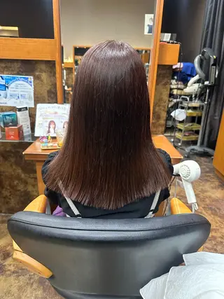 セミロング カラー 🎀きつない みゆ🎀のヘアスタイル