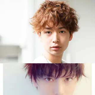 ショート カラー パーマ ヘアアレンジ メンズ キッズ ネイル マツエク・マツパ premier modelsのヘアスタイル