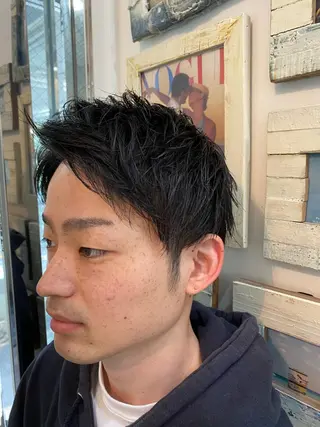 ショート メンズ 松井 敬太郎のヘアスタイル