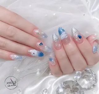 ネイル ANGILA ネイル¨̮S*Y*Kのネイルデザイン