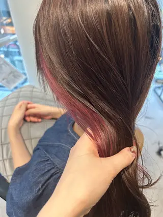 カラー ハラダユウカ flower西明石店のヘアスタイル