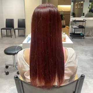 ロング 🫧コウノミナ /縮毛矯正🫧のヘアスタイル