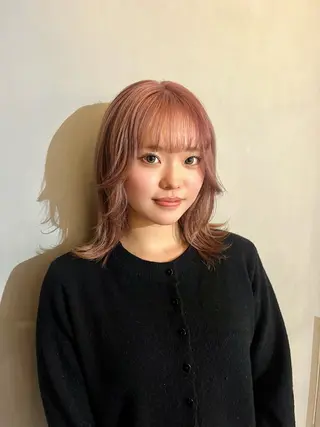 カラー 🎀西川芽依/ 暖色カラー🎀のヘアスタイル