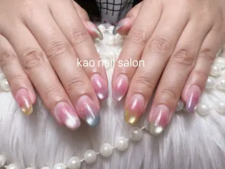 ネイル kao nail マグネット/長さだしのネイルデザイン