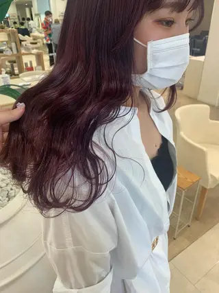 ロング カラー 暖色/ブリーチカラー 🎀 M i k uのヘアスタイル