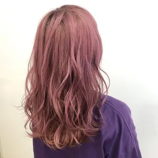 セミロング カラー ヘアアレンジ キッズ 女性専用サロン 【中崎町】ゆきみのヘアスタイル