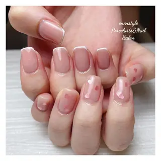 ミディアム ネイル 🐾enen style 🐾のネイルデザイン