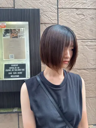 ショート パーマ 鈴木結花/立川美容師 /お悩み解決型美容師のヘアスタイル