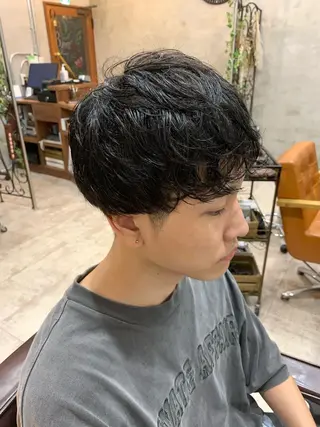 ショート メンズ カット スパのヘアスタイル