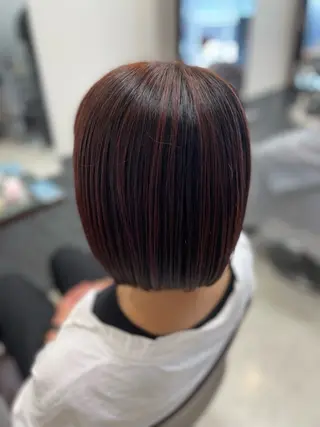ミディアム カラー ⭐️髪質改善⭐️ 大野輝のヘアスタイル