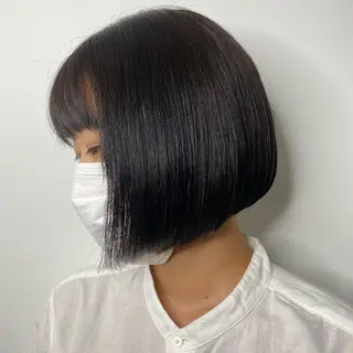 ショート カラー 暖色カラー🍊 せきゆうかのヘアスタイル