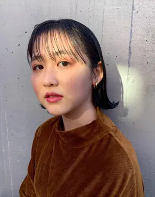 ミディアム ヘアアレンジ 加茂 しのぶのヘアスタイル