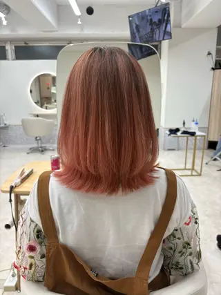 ミディアム ナチュラルヘア🦋 のの  YECCAのヘアスタイル