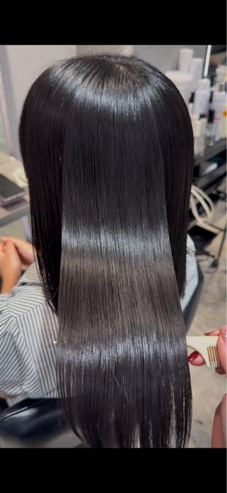 ミディアム あんな🦋レイヤー カット/透明感カラーのヘアスタイル