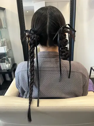 ヘアアレンジ 🕊️Clotho nishina🤍のヘアスタイル