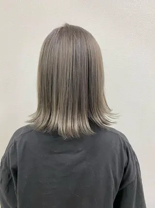ミディアム 【ブリーチ特化】 山崎 悠樹のヘアスタイル