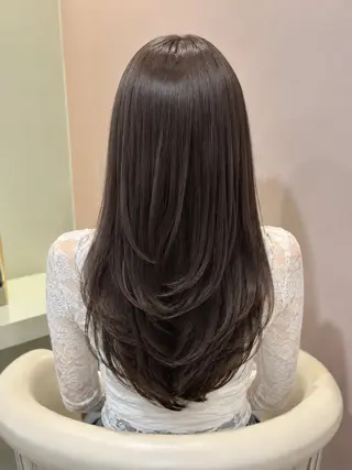 ロング カラー ヘアアレンジ 髪質改善/透明感 カラー/吉田光佑のヘアスタイル