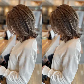 ミディアム 木村丈晴✂️ご来店 お待ちしてます😊のヘアスタイル