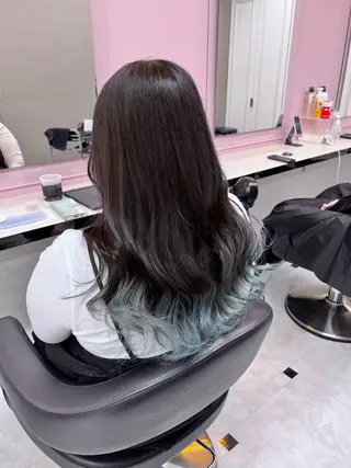 ミディアム カラー ヘアアレンジ 💕上野美容師☁ ブリーチ💖サワのヘアスタイル