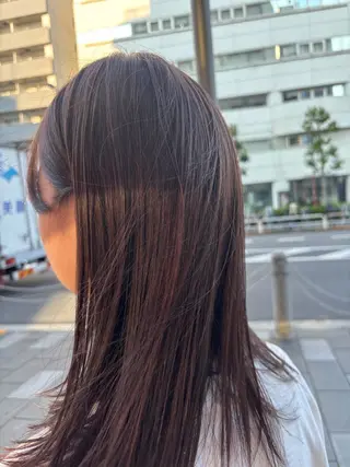 セミロング カラー 🐰K+Plus🐰 まゆ🐰のヘアスタイル