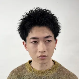 ショート メンズ GLANZ 天神赤坂 メンズサロンのヘアスタイル