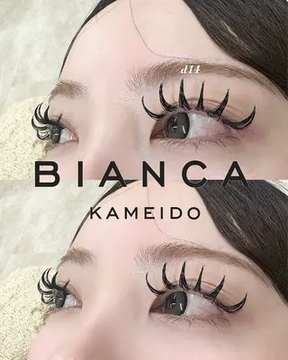 マツエク・マツパ Bianca亀戸 Suzuのマツエク・マツパデザイン