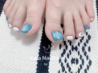 ショート カラー ネイル Le’a NailSalonのネイルデザイン
