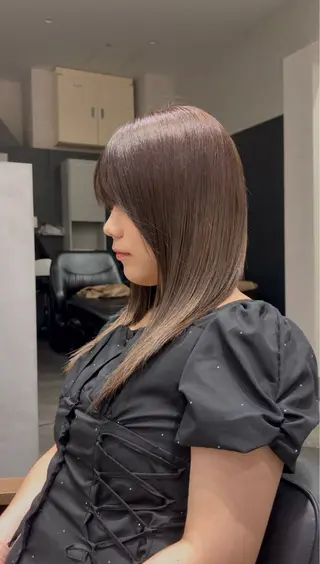 ロング 髪質改善 もー髪で悩ませないのヘアスタイル