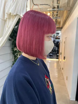 ショート カラー ダブルカラー メンズパーマ大成のヘアスタイル