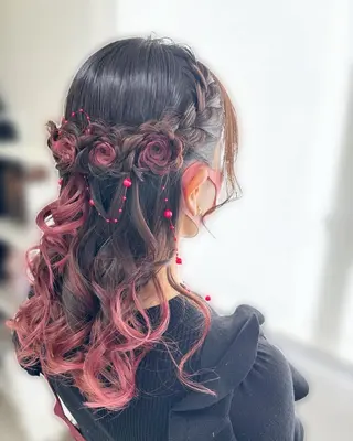 ヘアアレンジ 長岡 有里のヘアスタイル