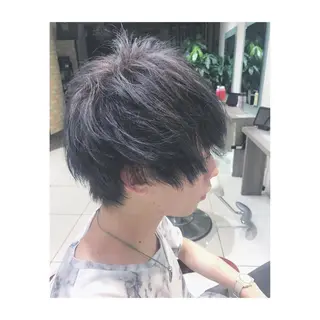 カラー メンズ 中野 竜介のヘアスタイル